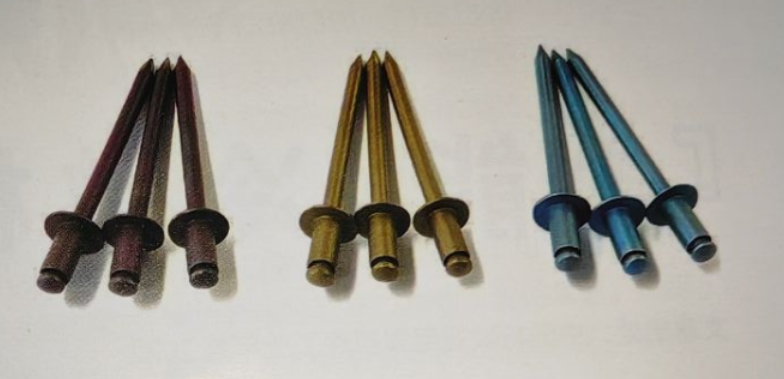 Nissen Rivet выпускает первый в Японии цветной титановый штифт